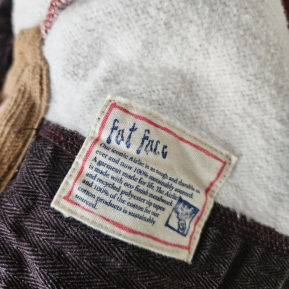 Fat Face Red Washed 100% Cotton Airlie Chest Stripe Sweatshirt - Picture 9 of 16